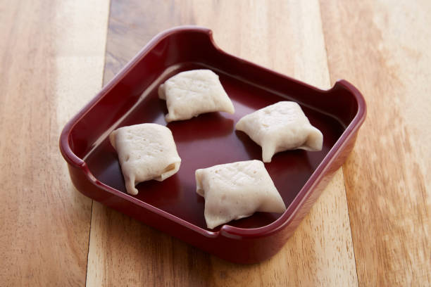 istock Fish dumpling in tray for shabushabu 669505294