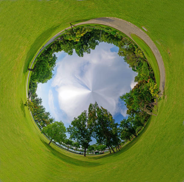 360 Circle Panorama of public park