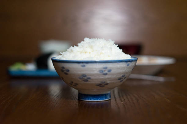 Image of rice and Japanese food 2 Image of rice and Japanese food 手 stock pictures, royalty-free photos & images