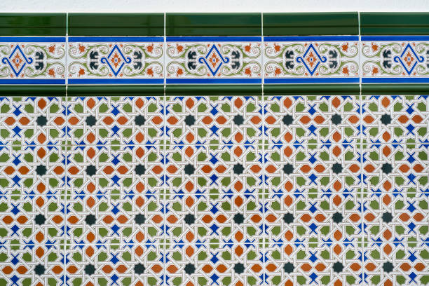 istock Ceramic tiles in moorish style 669526178