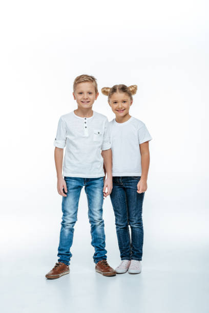 istock Smiling brother and sister 669534006