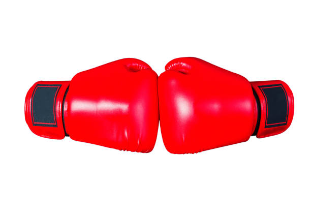 istock boxing gloves on white background. 669534852