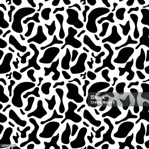 Cow Pattern Background Subtle Vector Cow Abstract Seamless Background Pattern Vector Illustration ...