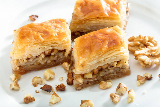 baklava - baklawa foto e immagini stock