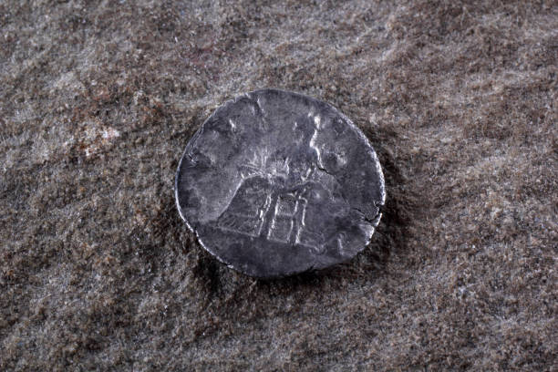 istock Ancient coin. Roman empire 669540672