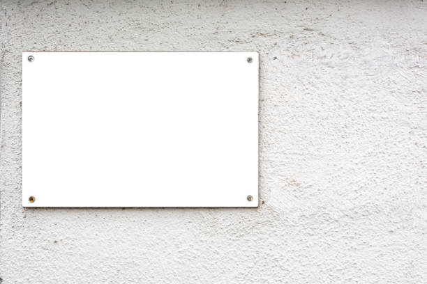 istock Blank Advertisement Sign City Urban Public White Isolated Clipping Path 669558642