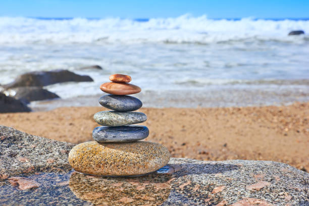 istock Pebbles on Beach, Symbols Of Peace 669566418