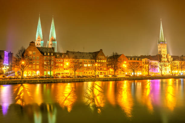 istock The Trave River in Lubeck - Germany 669566608