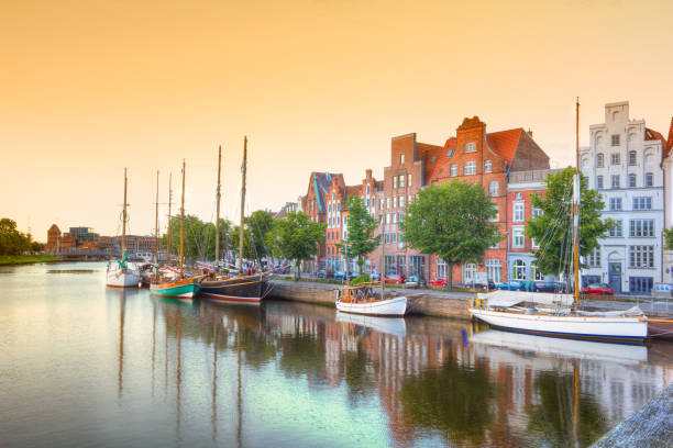 istock Luebeck at the river trave, Germany 669570502