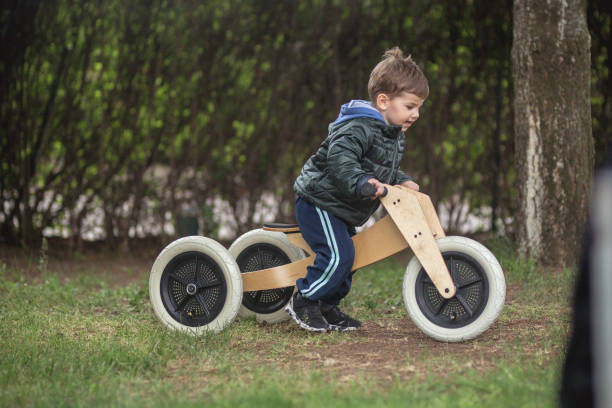 istock Boy with a bike 669577904