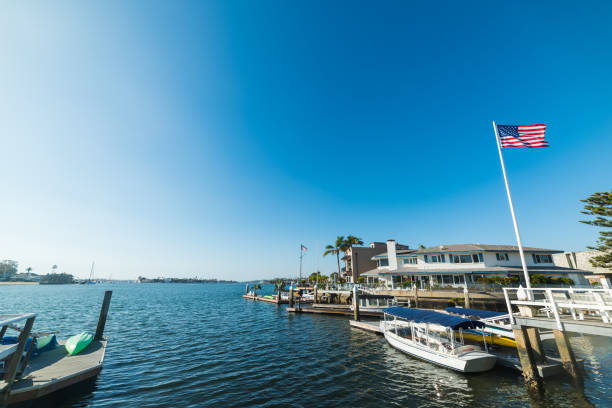 istock Balboa island harbor in Orange County 669584566
