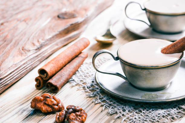 istock Pair of coffee cups 669593952