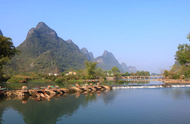 istock Karst mountain landscape Yangshou China 669601054