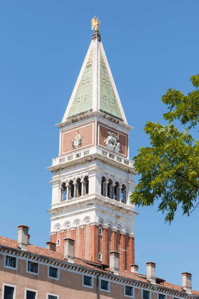 istock An old italian city with colorful tower 669610482