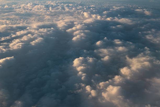 istock Blue Cloud was taken on a plane for background 669620332