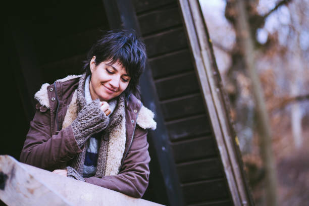 istock Shy Beauty In Autumn Scenery 669624636