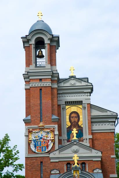 istock Church-tomb princes Svyatopolk-Mirsky in Mir, Belarus 669634436