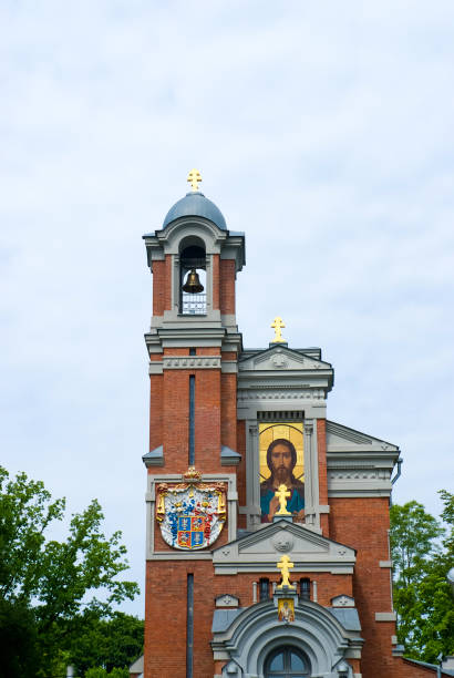 istock Church-tomb princes Svyatopolk-Mirsky in Mir, Belarus 669634444