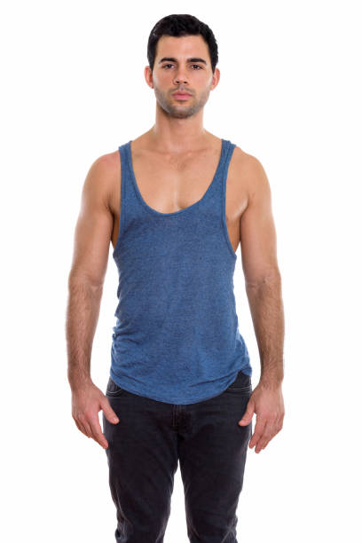 istock Studio shot of young handsome Hispanic man standing 669670292