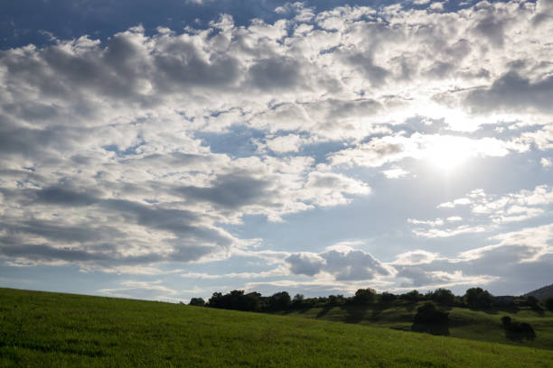 istock Sunset and sunrise with dramatic colorful clouds. Slovakia 669673778