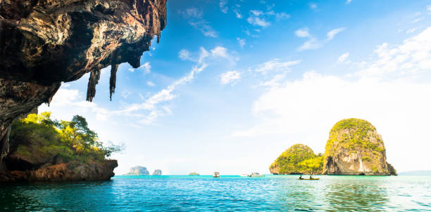 Phra Nang Beach at Railay near Ao Nang Krabi on Andaman Sea Thailand
