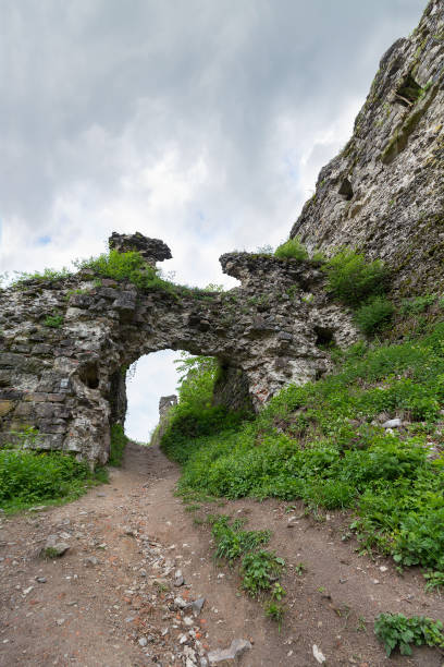 istock Ruins of the old medieval castle. Hust, Ukraine 669680802