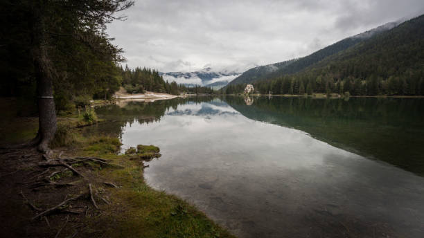 istock Hiking in the Dolomites, to Lago di Dobbiaco 669681910