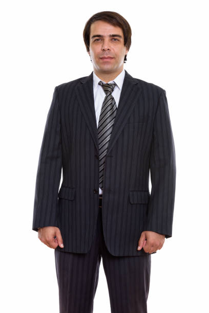 istock Studio shot of young Persian businessman standing 669688652