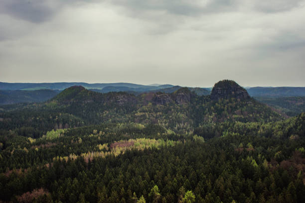 Rock formations of  Saxon Switzerland