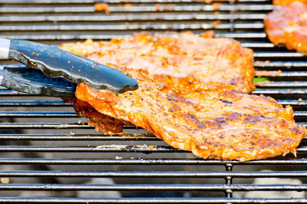 istock Steak is served on the grill 669713042