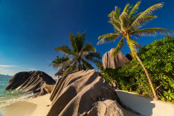 Photo of Granite boulders on Anse Source d'Argent on Seychelles