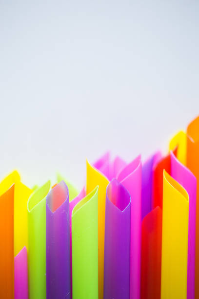 istock Abstract background from many multi-color tubules for a cocktail 669716374