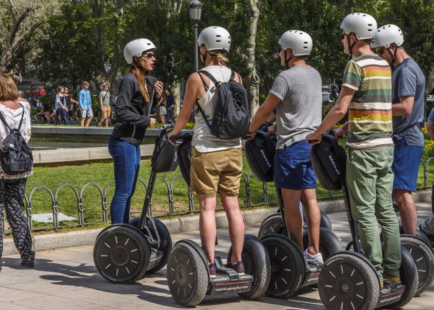 madryt - segway zdjęcia i obrazy z banku zdjęć