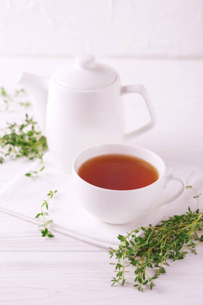 istock Thyme herbal tea. Healthy drink. Alternative medicine 669736156