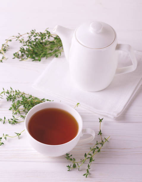 istock Thyme herbal tea. Healthy drink. Alternative medicine 669736444