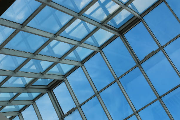 istock glass roof in building 669771910