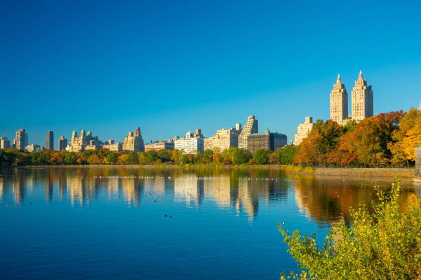 istock Central Park view of Upper West Side skyline during Autumn 669782630
