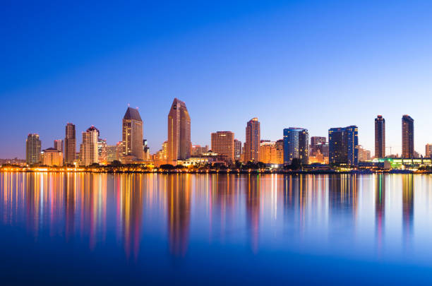 istock San Diego Skyline at Dawn with San Diego Bay Reflections 669782646