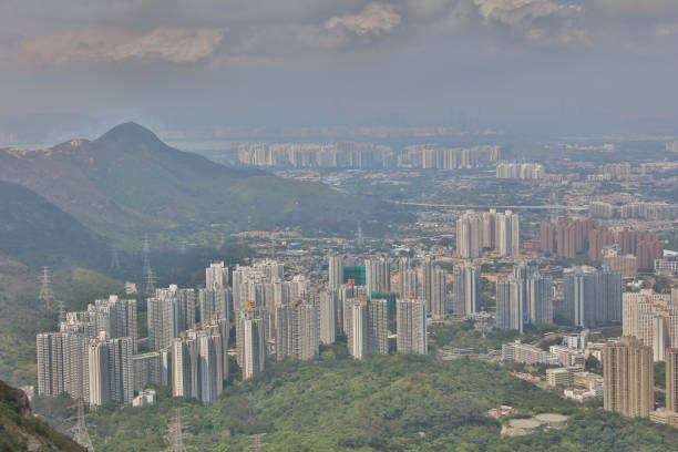 istock the Tuen Mun, Yuen Long from Castle Peak 669811946
