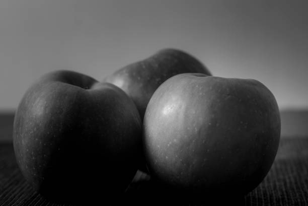 istock Apple close up with B&W color 669812056