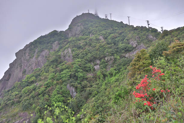 Castle Peak view of close up at the castle peak hike