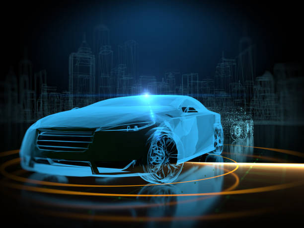 istock Driverless self drive autopilot vehicle 669814960