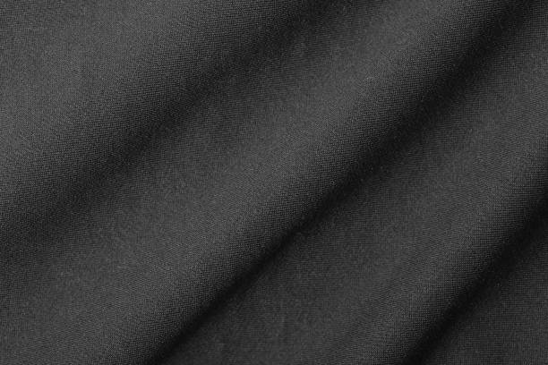 istock Black Fabric Detail Background 669834894