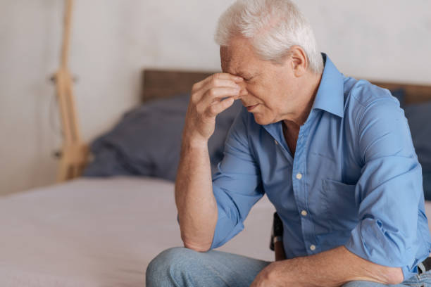 istock Moody aged man feeling unhappy 669842304