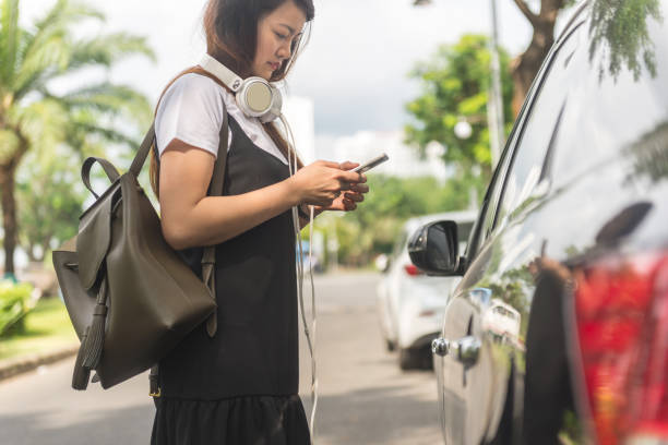 istock Young girl texting with friends on smartphone 669842640