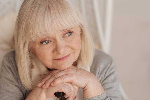 istock Portrait of a nice elderly woman 669849502