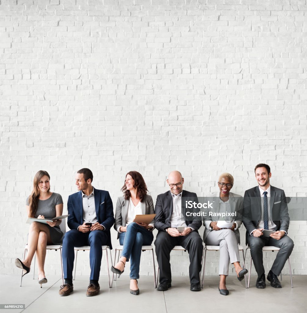 Conceito de negócio pessoas reunião corporativa Digital dispositivo Conexão - Foto de stock de Grupo Multiétnico royalty-free