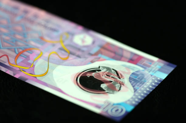 istock 10 Hong Kong dollars on a dark background close up 669854296