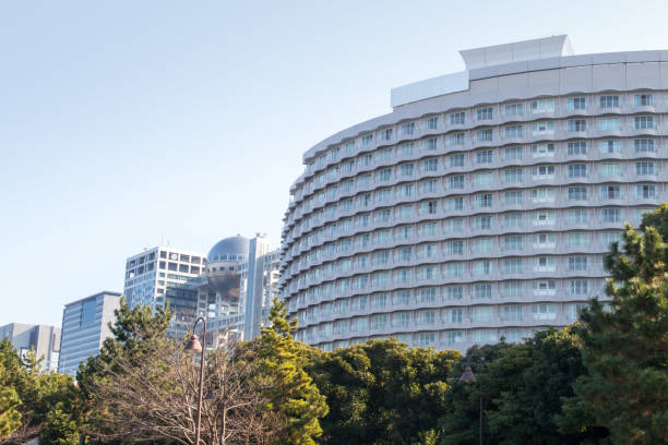 istock High-rise buildings and blue sky 669854692