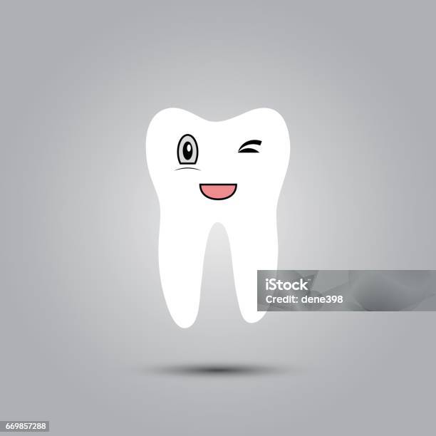 Tooth Smiley Simple Smiley In Tooth Stock Illustration - Download Image Now - Art, Baby ...